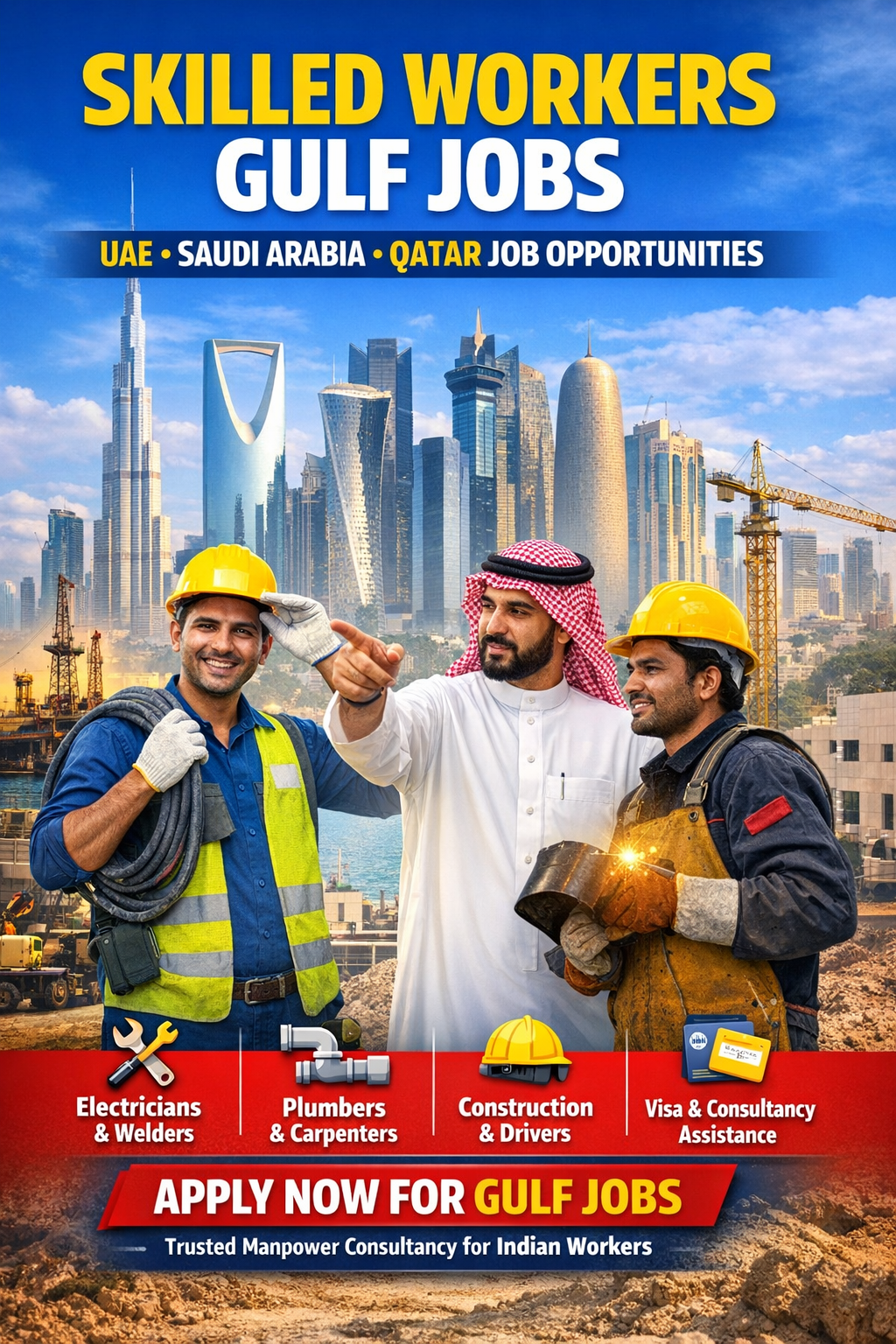 Skilled Workers Gulf Jobs